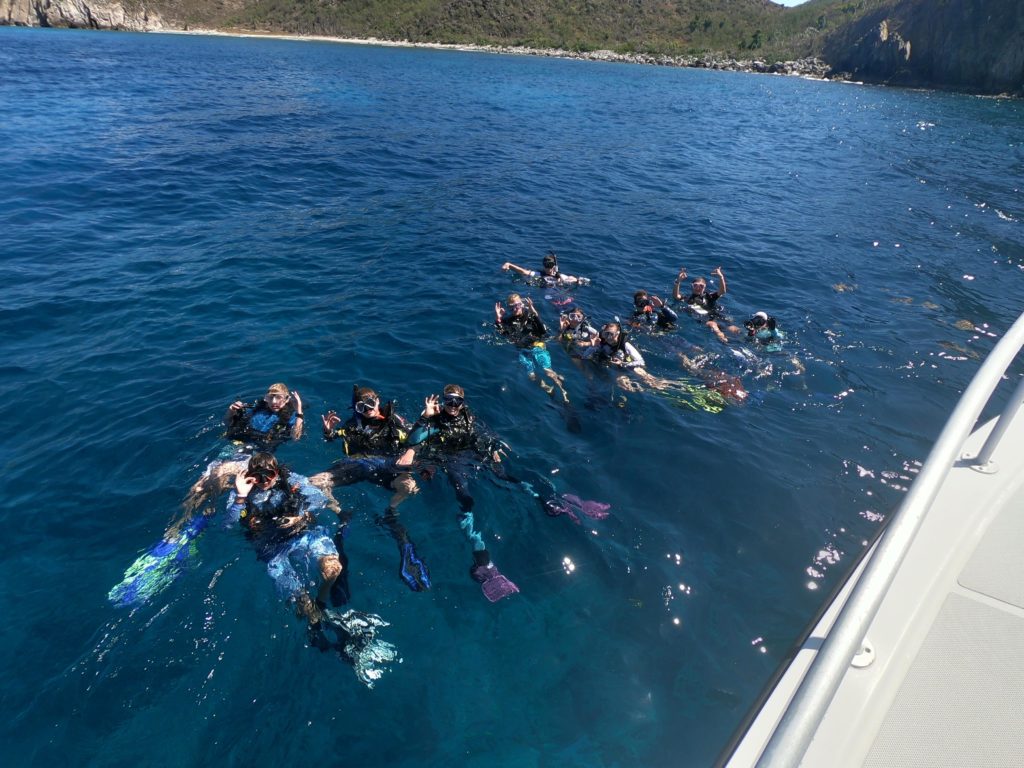 Record Certifications Summer of 2018 Sail Caribbean Divers