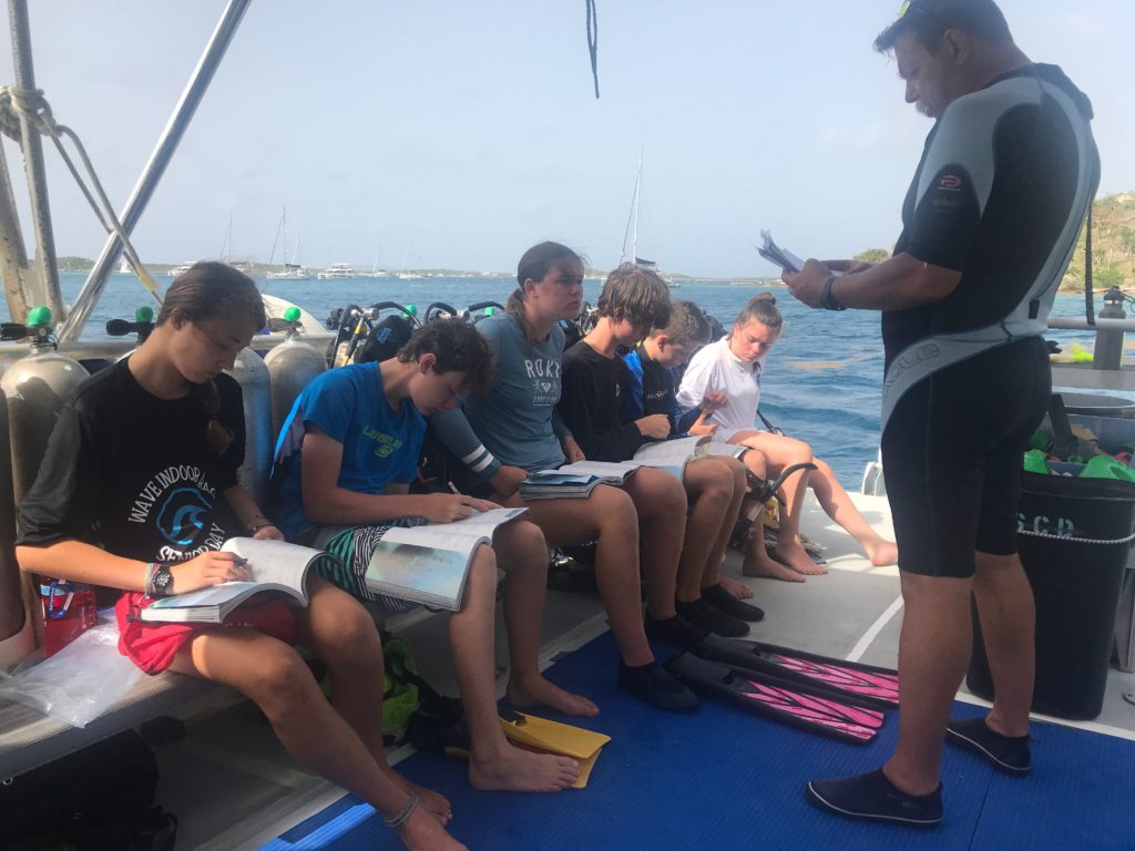 Record Certifications Summer of 2018 Sail Caribbean Divers